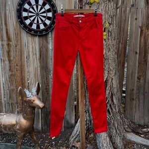 Joe's Jeans Red Skinny Jeans
